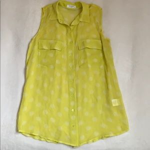 Equipment button down shirt 100% silk